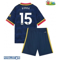 Arsenal Ezri Konsa #15 Bortedraktsett Barn 2026-27 Kortermet (+ Korte bukser)